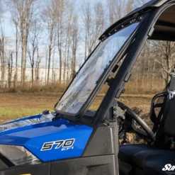 SuperATV Polaris Ranger SP 570 Scratch Resistant Flip Windshield -Zrp Store SuperATV Polaris Ranger SP 570 Scratch Resistant Flip Windshield 4