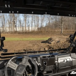 SuperATV Polaris Ranger SP 570 Scratch Resistant Flip Windshield -Zrp Store SuperATV Polaris Ranger SP 570 Scratch Resistant Flip Windshield 5