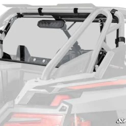 SuperATV Polaris RZR Turbo R Rear Vented Windshield