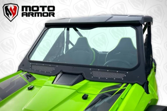 Moto Armor Vented Full Glass Windshield - Honda Talon