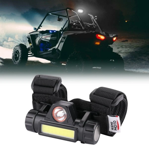 Kemimoto Universal UTV Roll Bar Cage Mount Interior Lights 1.25''-2.0''