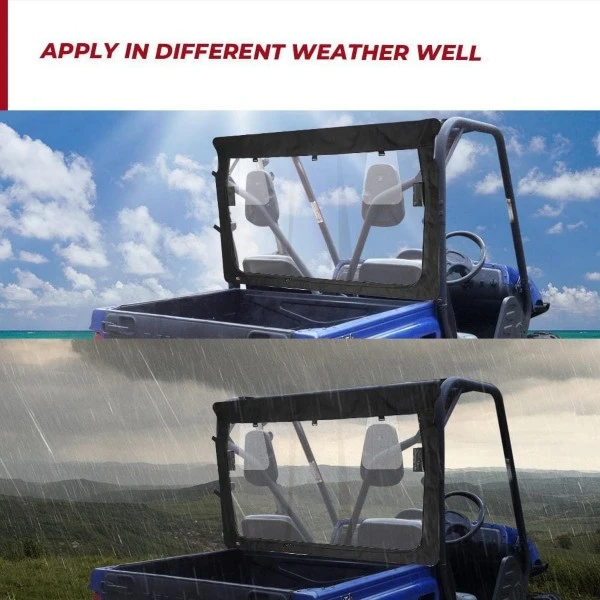 Kemimoto Yamaha Rhino Massimo UTV Rear Windshield - Image 3