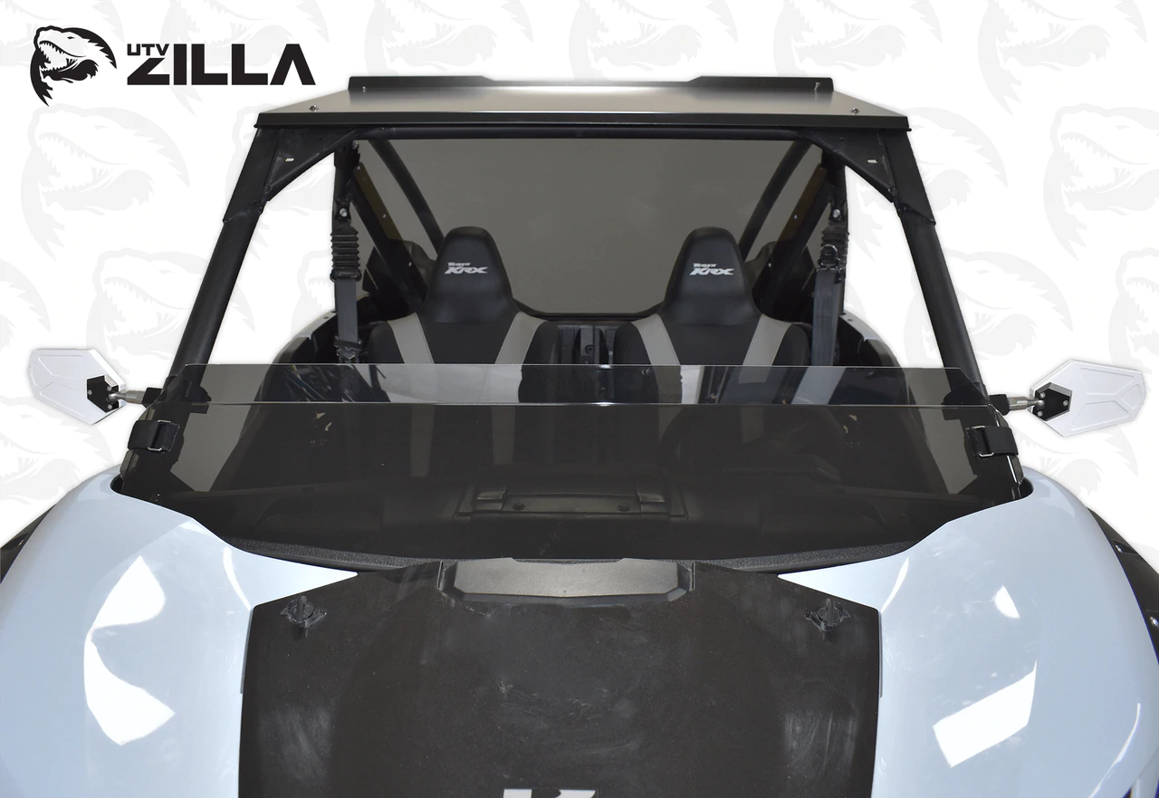 UTVZilla KRX Tinted Half Polycarbonate Windshield - Image 2