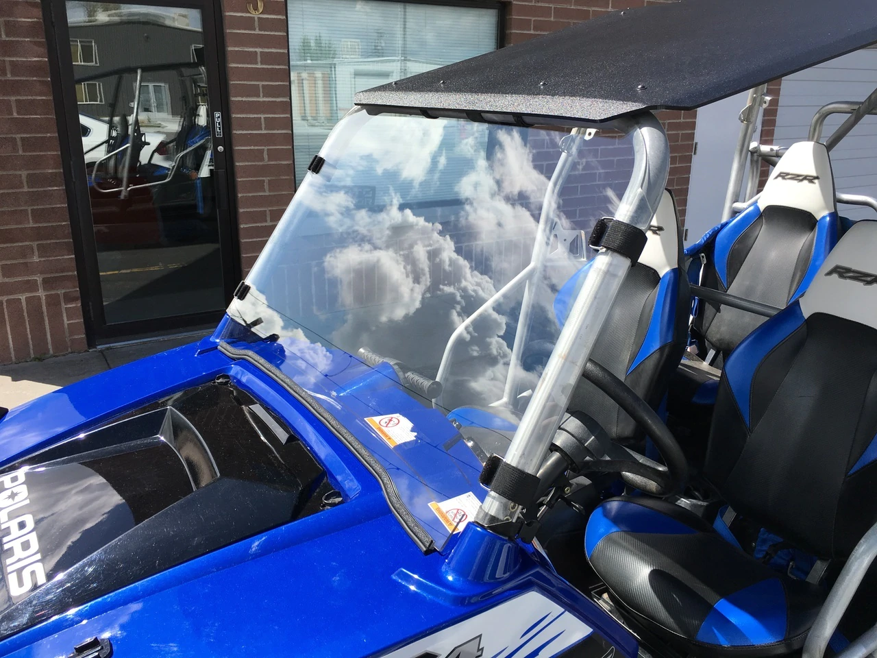 UTVZilla Full Polycarbonate Windshield For RZR 570, 800, XP900 - Image 2