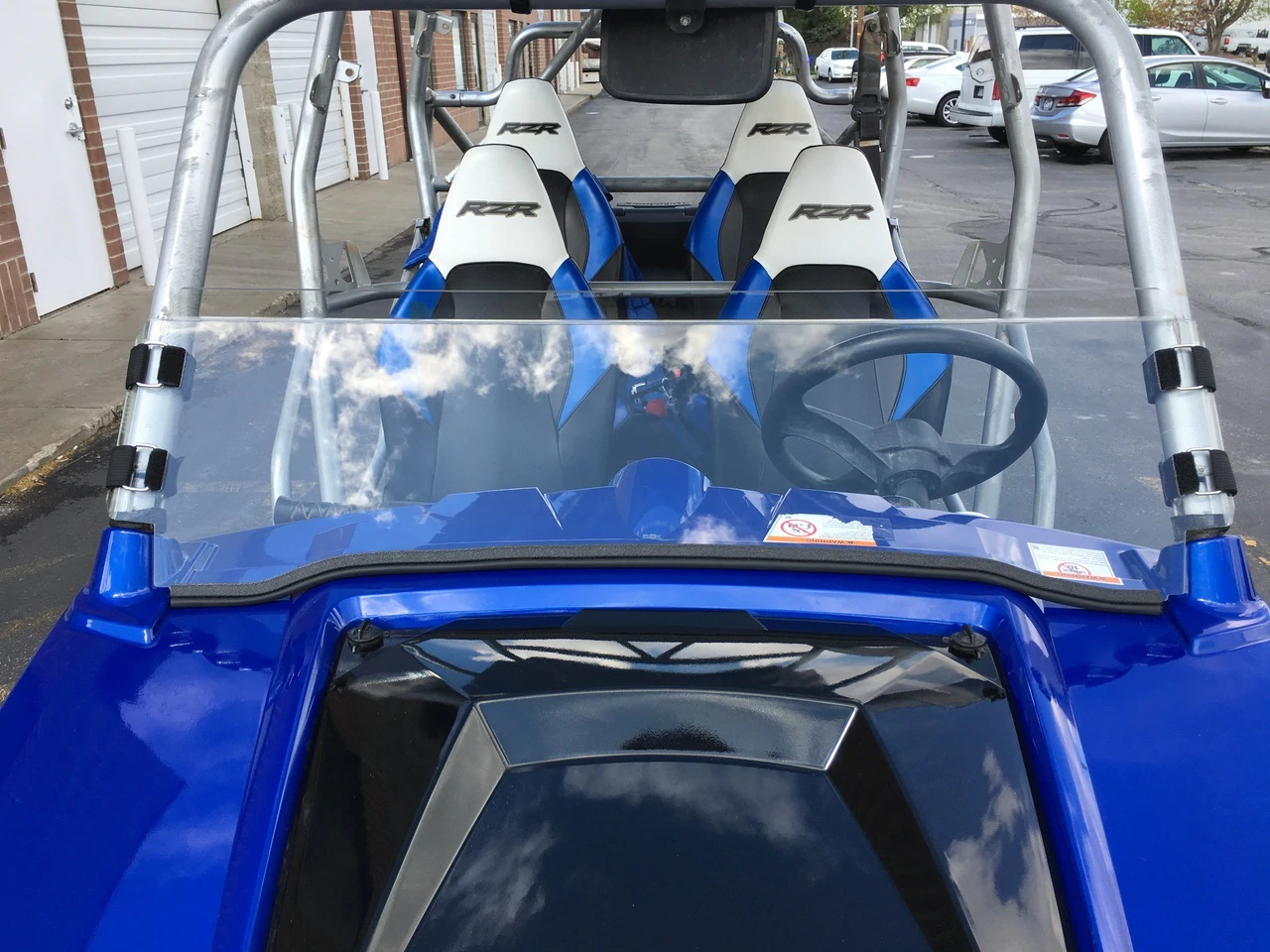 UTVZilla Polycarbonate Half Windshield For RZR 570, 800, XP900 - Image 2