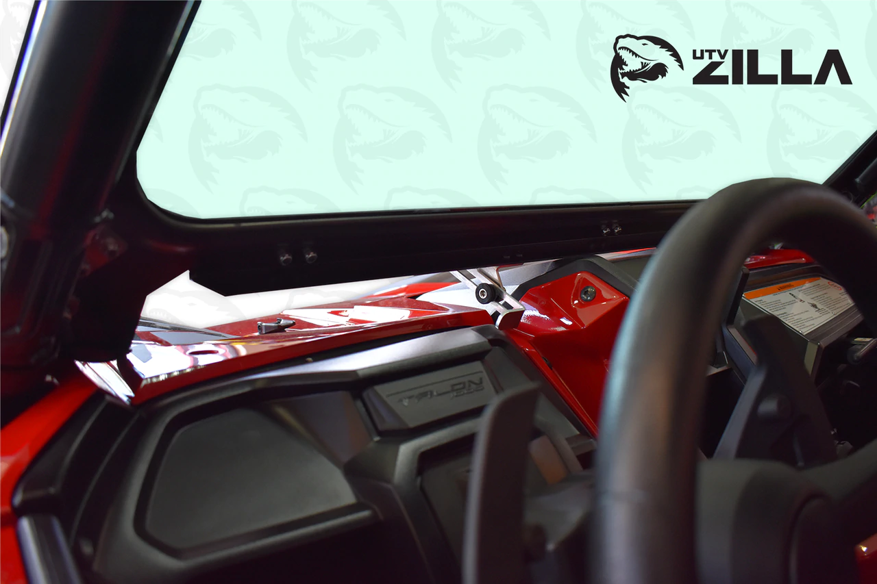UTVZilla Honda Talon Full Glass Windshield With Wiper - Image 3