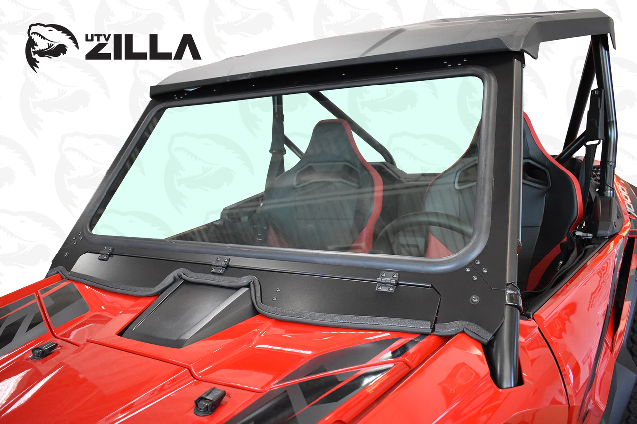 UTVZilla Honda Talon Full Glass Windshield With Wiper - Image 4