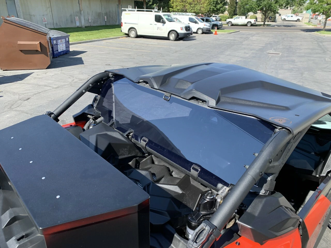 UTVZilla Can Am X3 Maverick Rear Window Tinted - Image 3