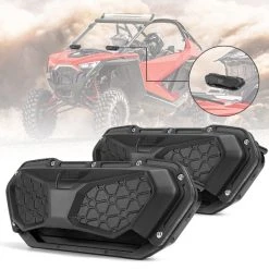 Kemimoto UTV Windshield Vent Kit Fits Polycarbonate Windshield