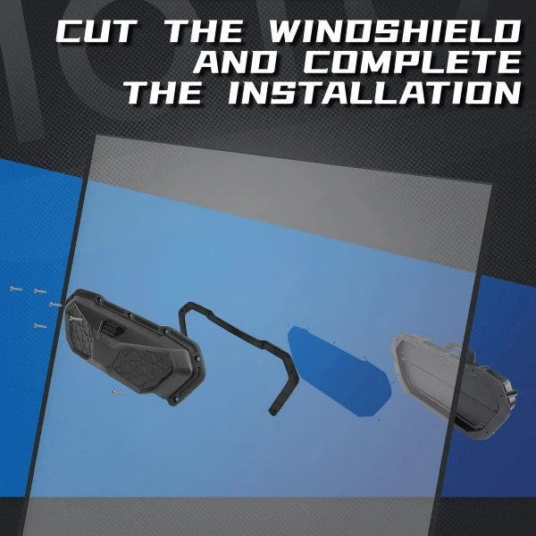 Kemimoto UTV Windshield Vent Kit Fits Polycarbonate Windshield - Image 4