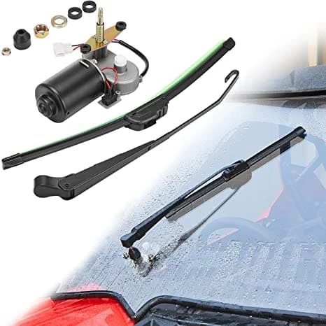 Kemimoto Universal12V Electric Windshield Wiper Kit 16"
