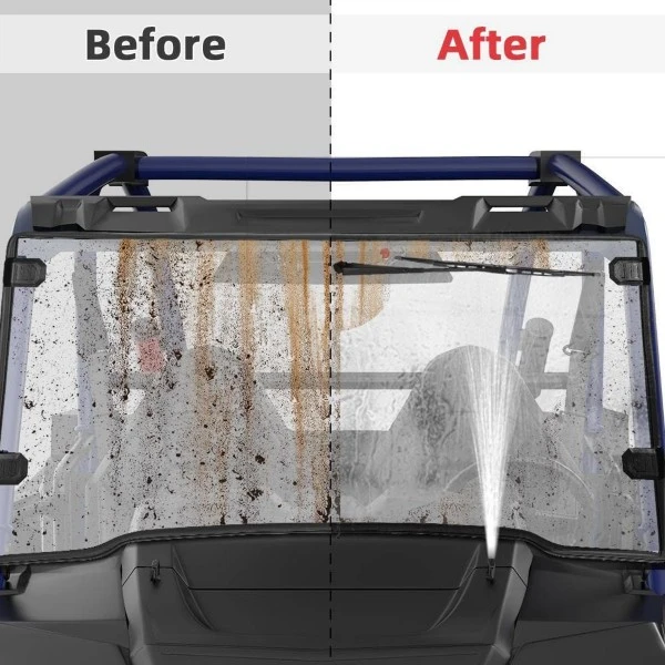 Kemimoto Universal 12V Electric Windshield Wiper Washer Kit 16" - Image 4