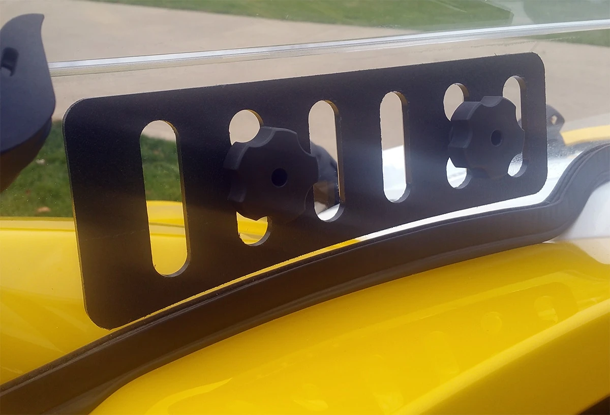 Spike Power Sports Spike Yamaha 2016-2018 YXZ Full Windshield With Dual Sliding Vents-HC - Image 4