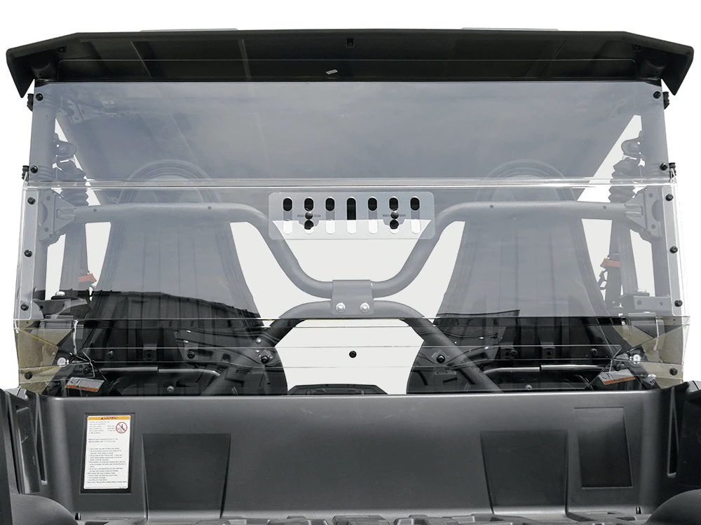 Spike Power Sports Spike Yamaha Wolverine X-2 Rear Windshield W/Vent