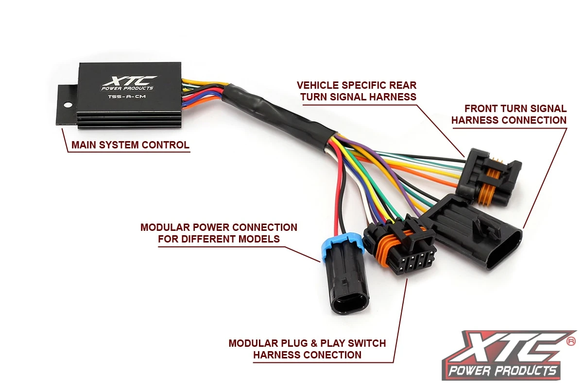 XTC Power Products XTC Universal Self-Canceling Turn Signal System With Horn Includes OEM Interface Wires - Image 2