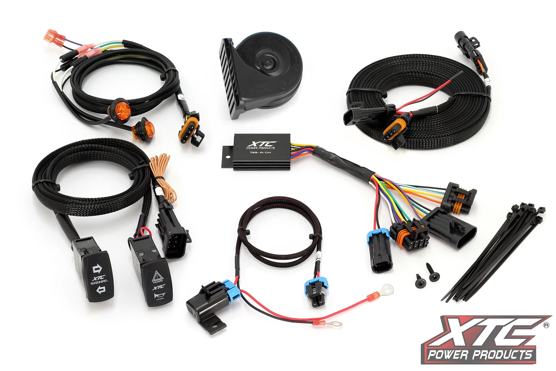XTC Power Products XTC Polaris RZR XP 1000/Turbo 15-18 And RZR 900 16-Up Self-Canceling Turn Signal System With Horn