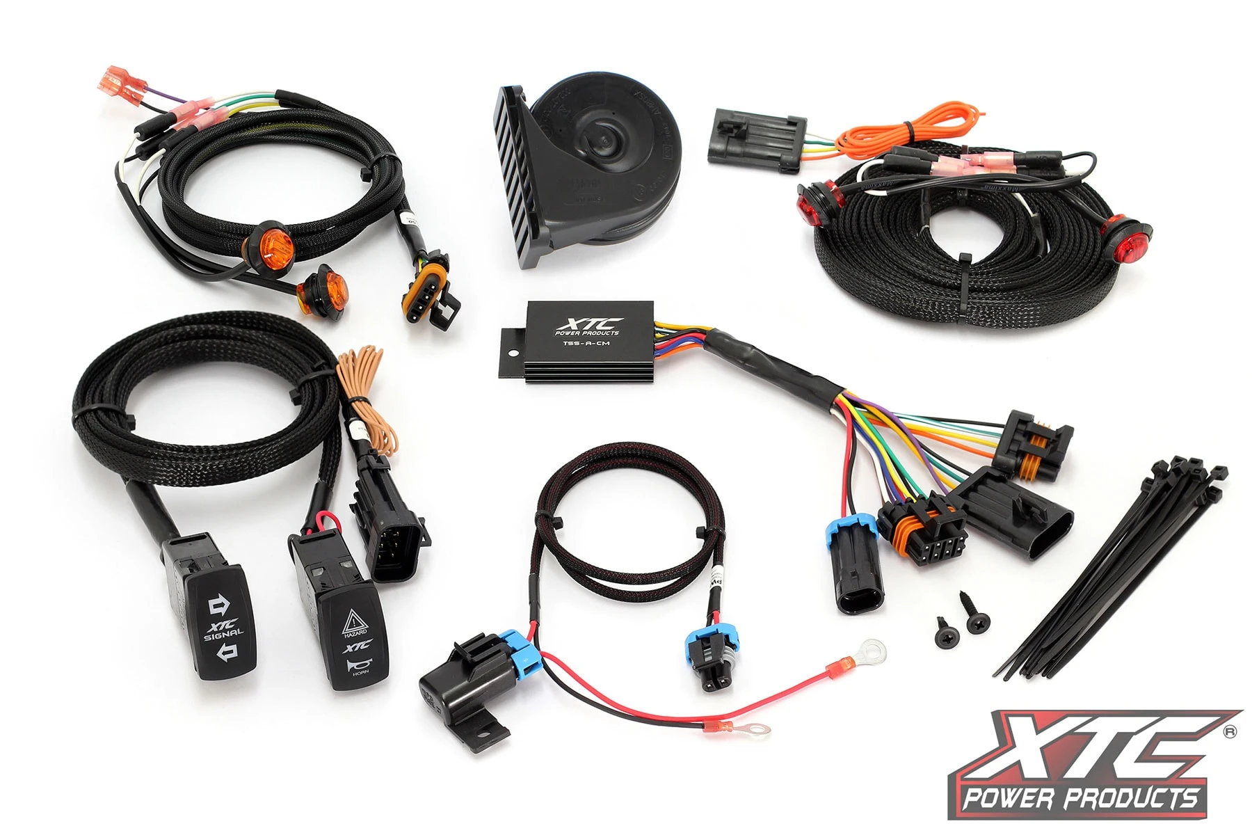 XTC Power Products XTC Universal Self-Canceling Turn Signal System With Horn Includes Rear Marker Lights