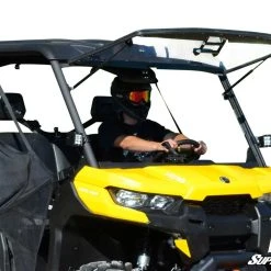 SuperATV Can-Am Defender Scratch Resistant Flip Windshield