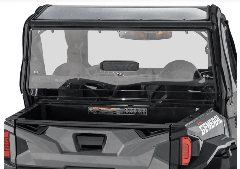 SuperATV Polaris General 1000 Rear Vented Windshield
