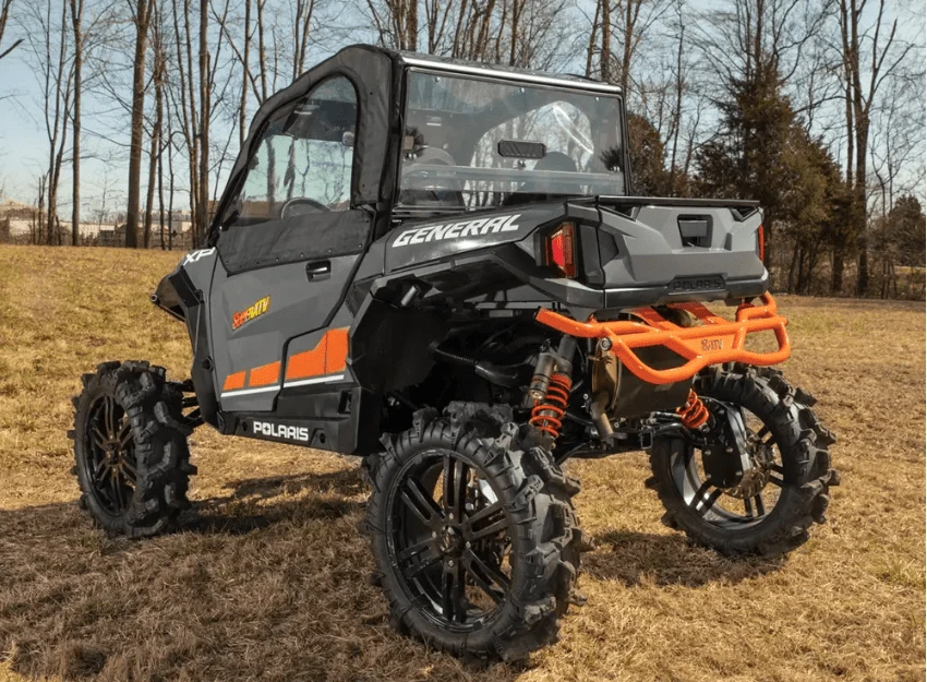 SuperATV Polaris General 1000 Rear Vented Windshield - Image 2