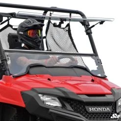 SuperATV Honda Pioneer 700 Scratch Resistant Flip Windshield