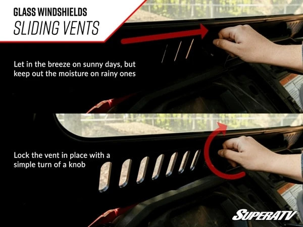 SuperATV Can-Am Defender Glass Windshield - Image 3