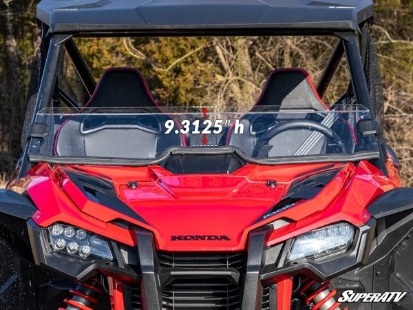 SuperATV Honda Talon 1000 Half Windshield - Image 5