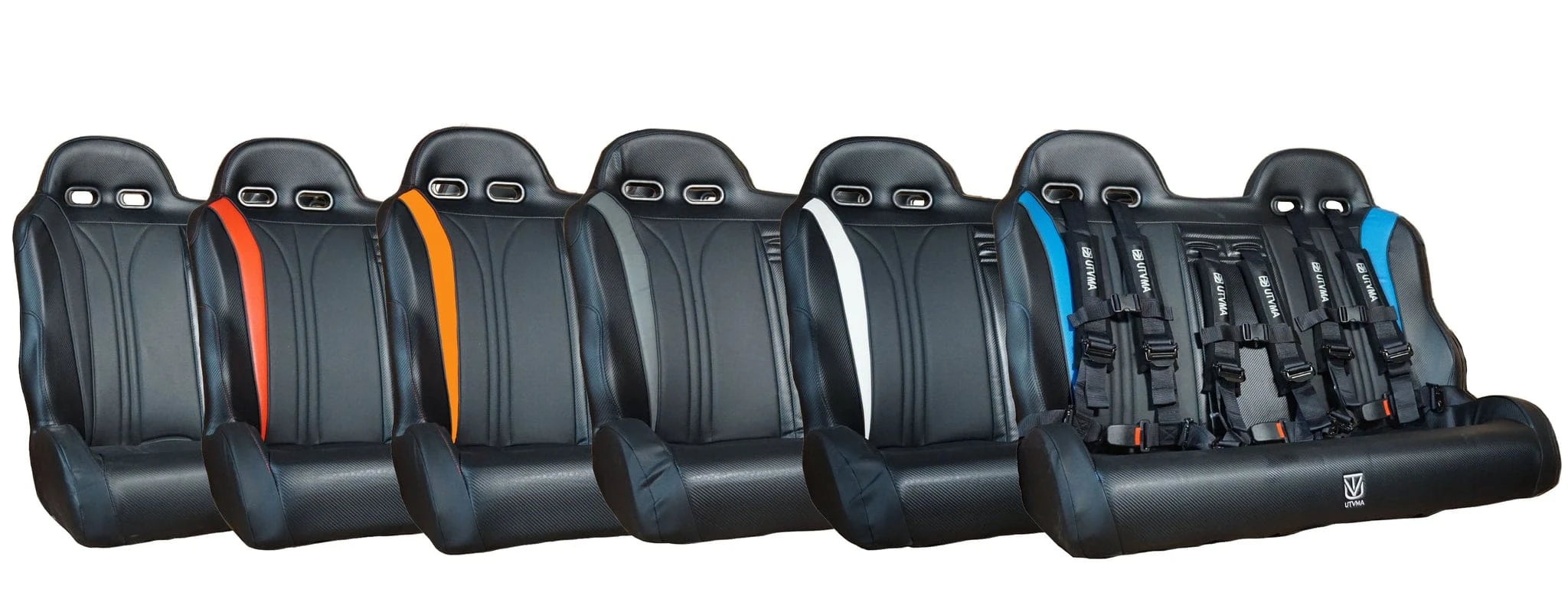 UTV Mountain Accessories UTVMA RZR Rear Bench Seat & Front Bucket Seats Set - Image 3