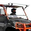 SuperATV Kawasaki Mule Pro Scratch Resistant Flip Windshield