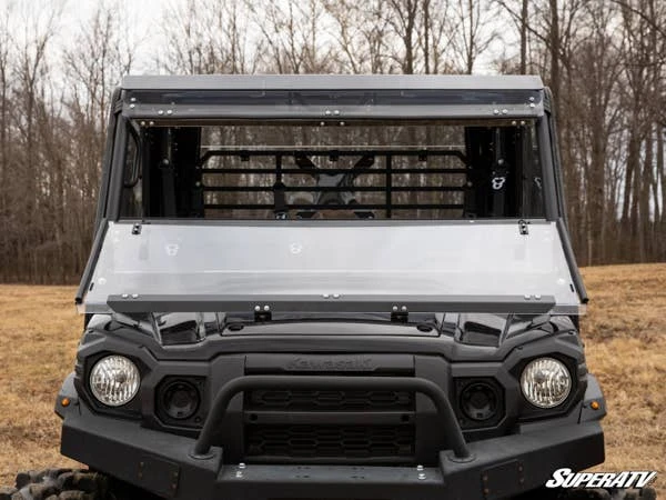 SuperATV Kawasaki Mule Pro 3-IN-1 Windshield - Image 2