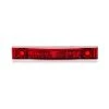 XTC Power Products XTC Thin Line Red 4" 7 LED Light Strip P2PC
