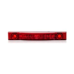 XTC Power Products XTC Thin Line Red 4" 7 LED Light Strip P2PC