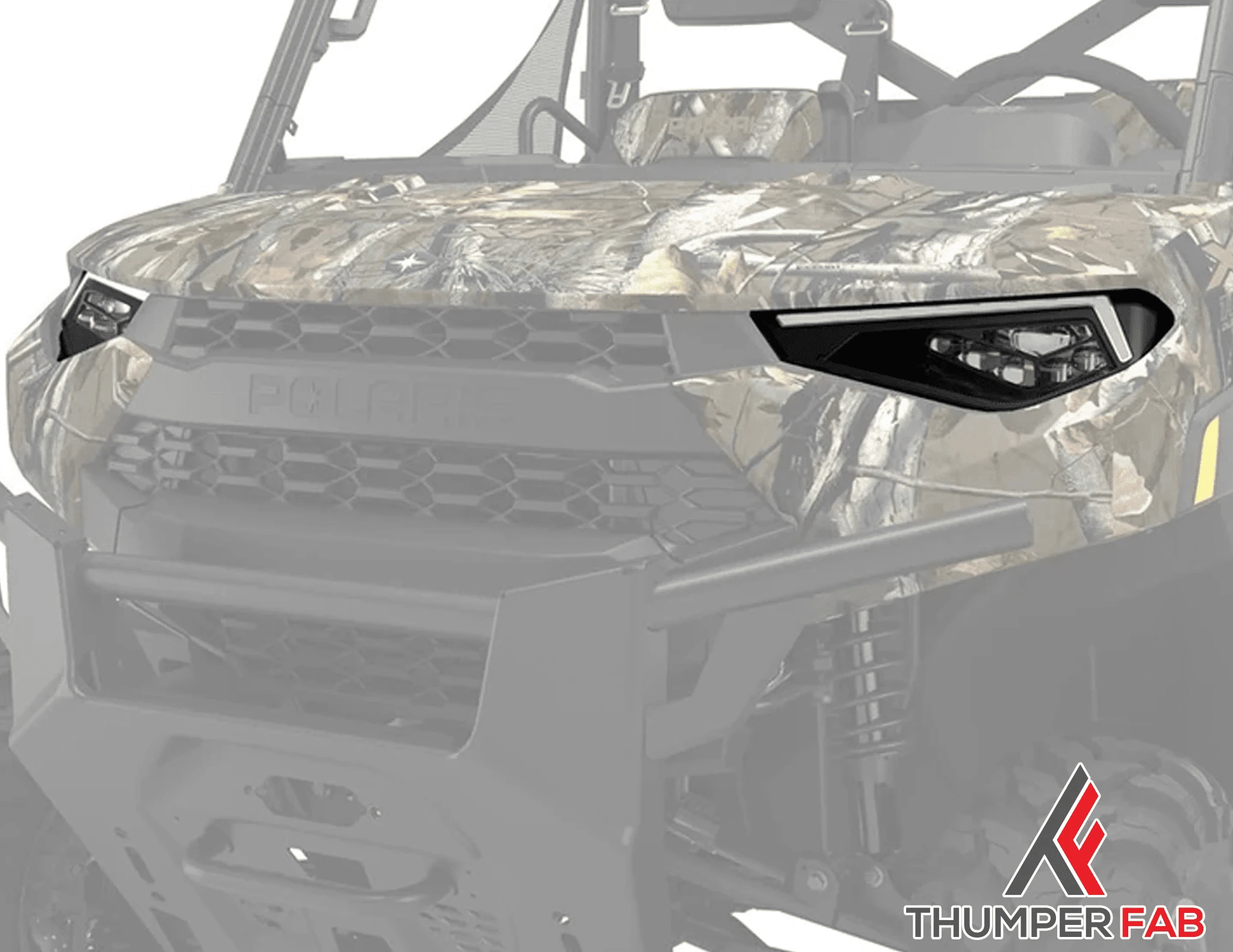 Thumper Fab Polaris Ranger LED Headlight Kit - Image 2