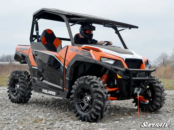 SuperATV Polaris General Scratch Resistant Flip Windshield - Image 3