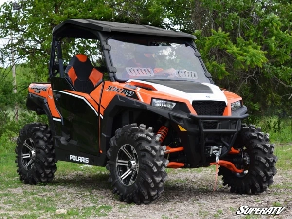 SuperATV Polaris General Scratch-Resistant Vented Full Windshield - Image 5