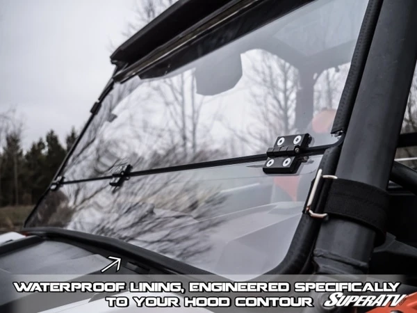 SuperATV Scratch Resistant Flip Down Windshield - Image 4