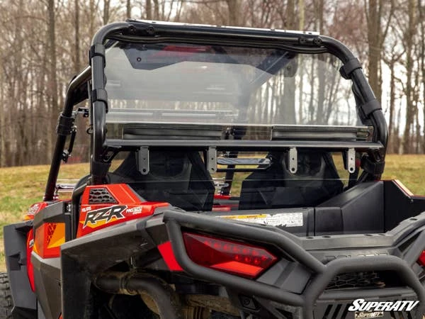 SuperATV Polaris RZR 900 Rear Vented Windshield - Image 4