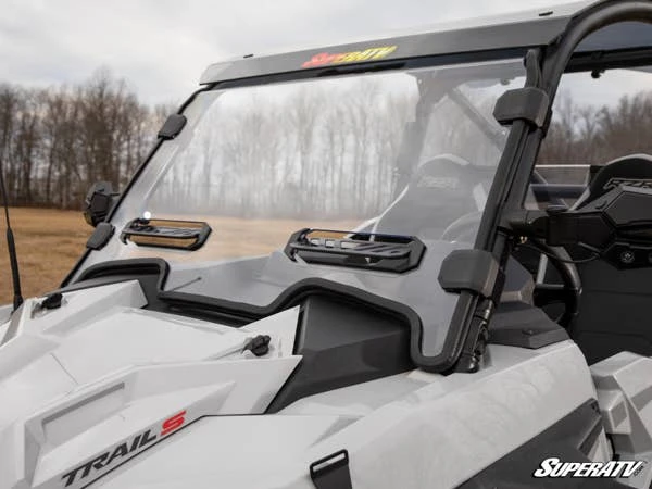 SuperATV Polaris RZR Trail S 900 Vented Full Windshield - Image 4
