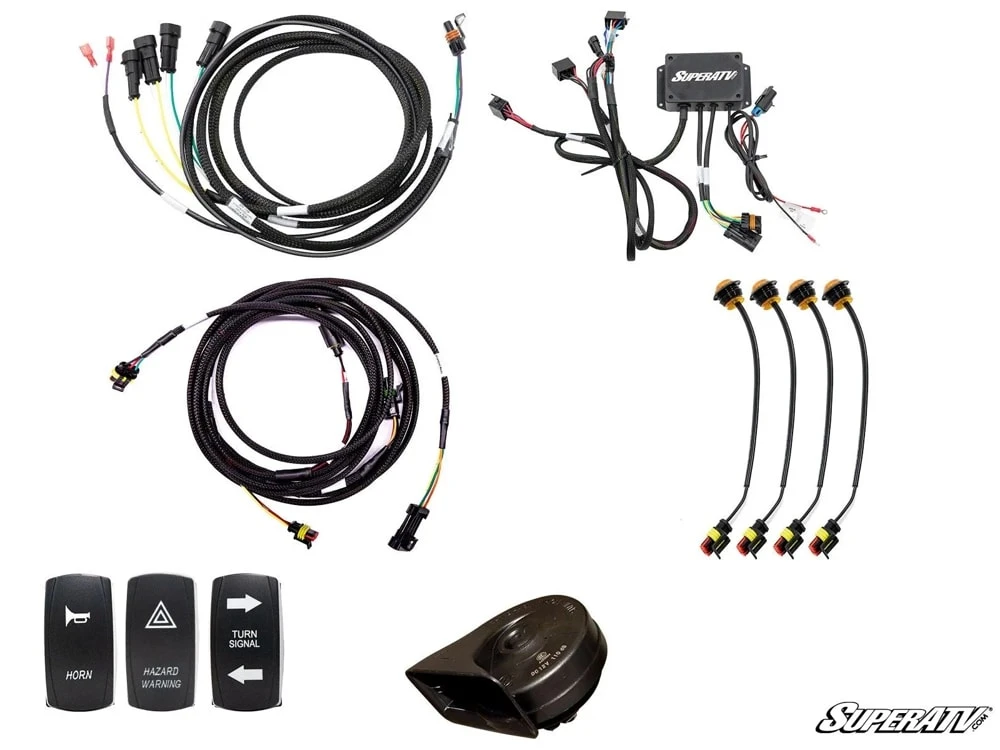 SuperATV Polaris RZR Pro XP Plug & Play Turn Signal Kit