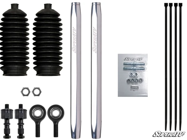SuperATV Polaris RZR XP Turbo Billet Aluminum Hex Tie Rod Kit - Image 4