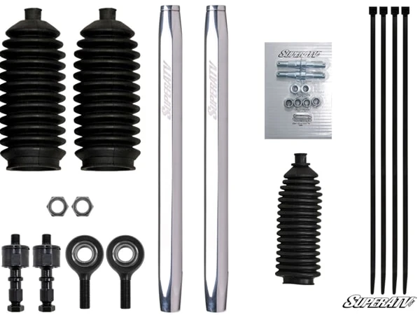 SuperATV Polaris RZR XP Turbo S Billet Aluminum Hex Tie Rod Kit - Image 4