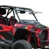 SuperATV Polaris RZR Turbo S Scratch Resistant Flip Windshield