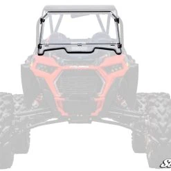 SuperATV Polaris RZR XP Turbo S Flip Down Windshield