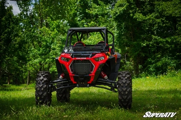 SuperATV Polaris RZR XP Turbo S Flip Down Windshield - Image 4