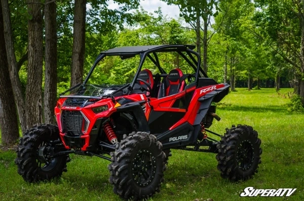 SuperATV Polaris RZR XP Turbo S Flip Down Windshield - Image 2