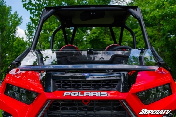 SuperATV Polaris RZR XP Turbo S Flip Down Windshield - Image 3