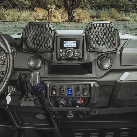 Rockford Fosgate® Rockford Fosgate All-In-One Dash Housing Stage 1 Audio System – Polaris Ranger - Image 7