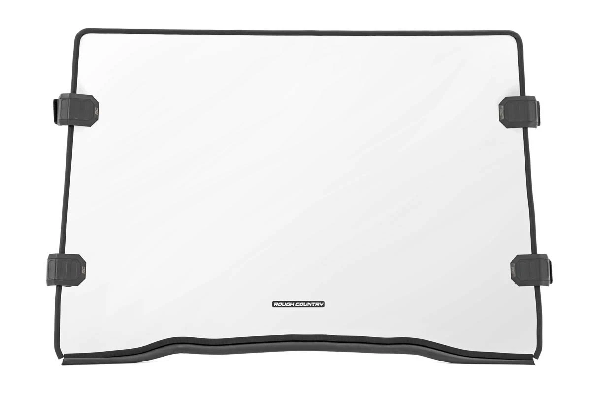 Rough Country '14-'22 Polaris RZR XP 1000 Scratch Resistant Full Windshield - Image 3