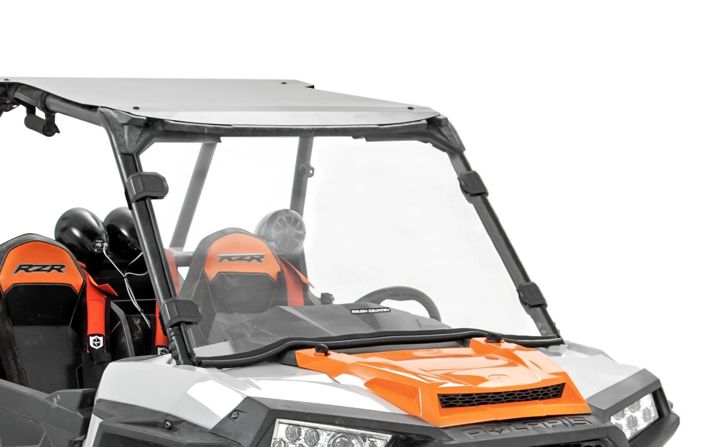 Rough Country '14-'22 Polaris RZR XP 1000 Scratch Resistant Full Windshield - Image 4