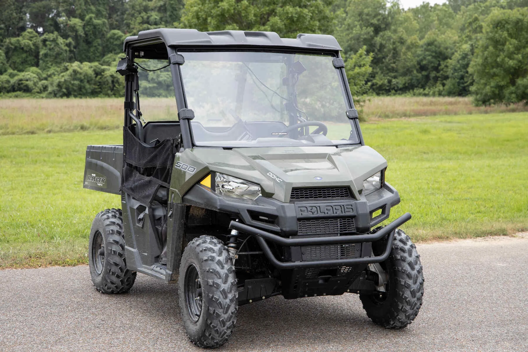 Rough Country '15-'22 Polaris Ranger 500/570 Mid Size Scratch Resistant Full Windshield - Image 2